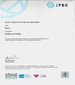 beauty specilist ITEC