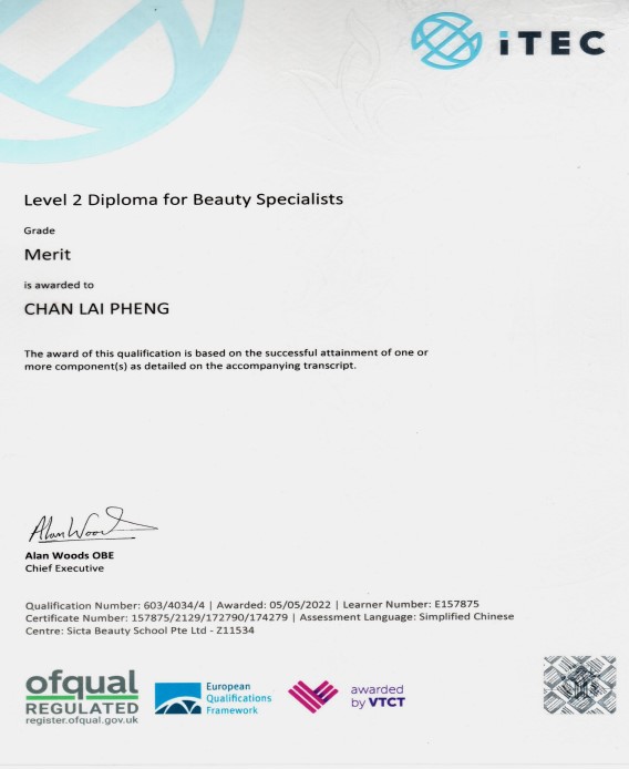 ITEC Beauty Specialists - Libby