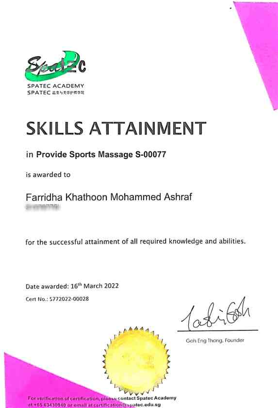 Spactec sport massageF