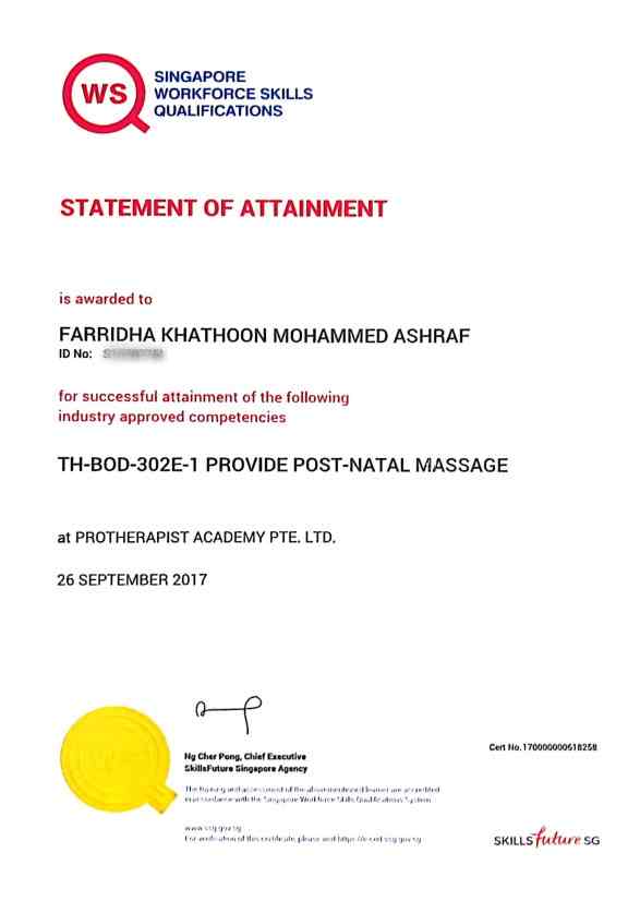 WS Postal Natal MassageF